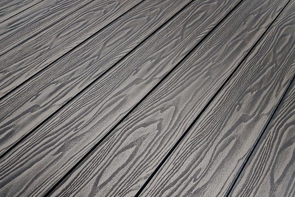 Террасная доска из ДПК Terrapol Смарт 3D Полнотелая без паза Черное дерево купить в Петрове Вале