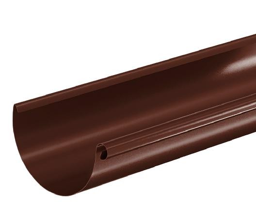 Водосток Aquasistem, система 125x90 - Водосточный желоб 3.00м RAL 8017 Коричневый купить в Петрове Вале