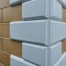 Угол Наружный к Фасадным Термопанелям Доломит Дагестанский Камень 400 мм Белый купить в Петрове Вале