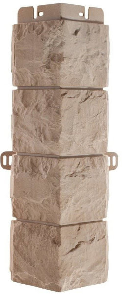 Фасадная панель Наружный угол фагот (талдомский), 0,45 х 0,13м (н) купить в Петрове Вале