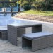 Диван-Трансформер AFINA плетеный из иск. ротанга S330G-W78 Grey купить в Петрове Вале
