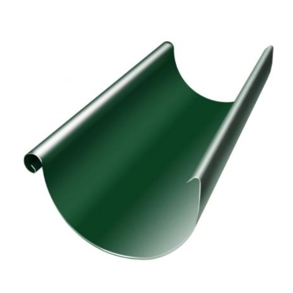 Водосток Grand Line 125x90 – Желоб 3м RAL 6005 купить в Петрове Вале