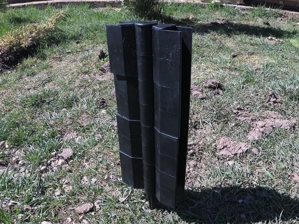 Угловой элемент поворотный, пластиковый от 60° до 300° для доски 300х30 мм из ДПК чёрный Holzhof купить в Петрове Вале