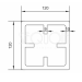 Столб SEQUOIA Evolution 3D WOOD BROWN купить в Петрове Вале