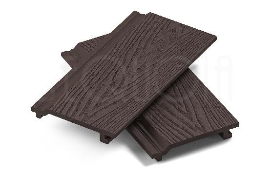 Доска фасадная ДПК 3D SEQUOIA Evolution WOOD BROWN купить в Петрове Вале