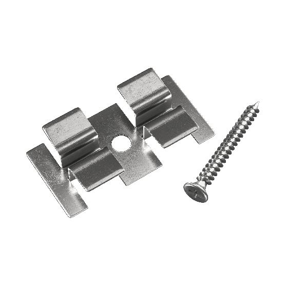 Клипса с саморезом, Grinder шовный монтаж 5 mm купить в Петрове Вале