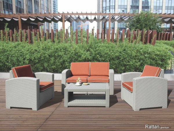 Уличные диваны и кресла коллекции Rattan Premium 4 купить в Петрове Вале