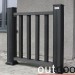 Ограждение из ДПК Outdoor Классик 3D STORM чёрный купить в Петрове Вале