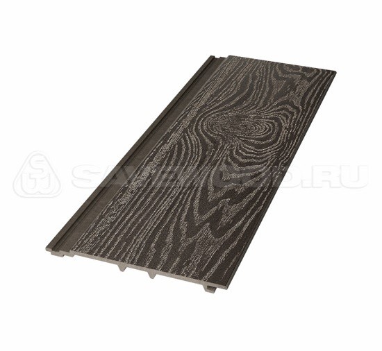 Сайдинг из дпк savewood sw-cedrus тангенциальный распил темно-коричневый купить в Петрове Вале