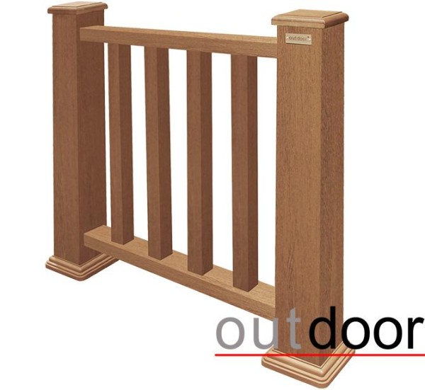 Ограждение из ДПК Outdoor Классик 3D STORM дуб купить в Петрове Вале