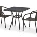 Комплект плетеной мебели AFINA из иск. ротанга T282BNT/Y137C-W53 Brown 2Pcs купить в Петрове Вале