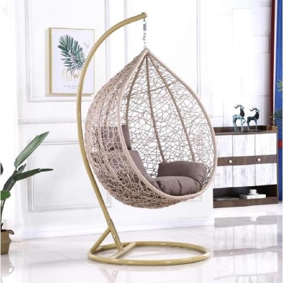 Кресло Подвесное из искусственного ротанга AFM-169A-XLB Beige купить в Петрове Вале
