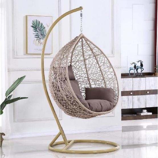 Кресло Подвесное из искусственного ротанга AFM-169A-LB Beige купить в Петрове Вале