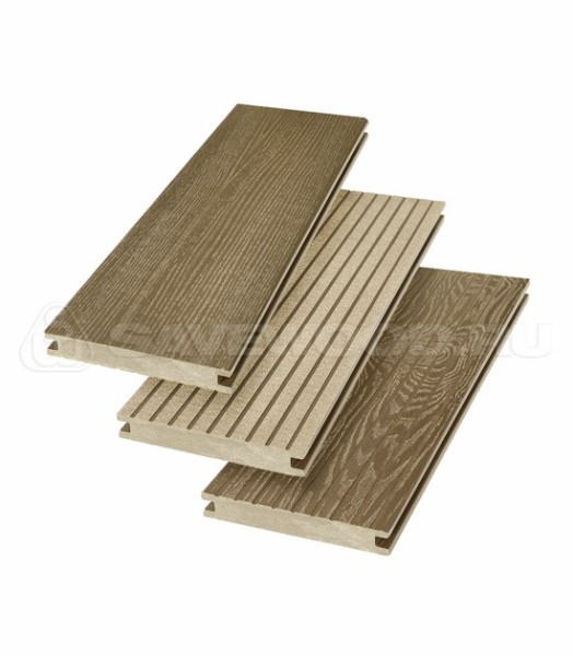 Террасная доска SW Fraxinus (R) полнотелая «SaveWood» Тик купить в Петрове Вале