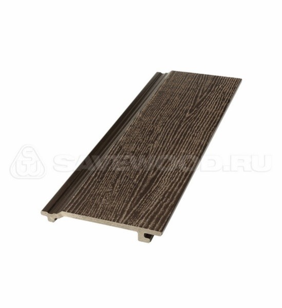 Сайдинг из дпк savewood sw-sorbus радиальный распил темно-коричневый купить в Петрове Вале