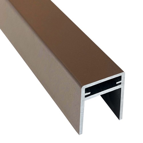 П-профиль Алюминиевый EasyDecking 35x25 Венге купить в Петрове Вале