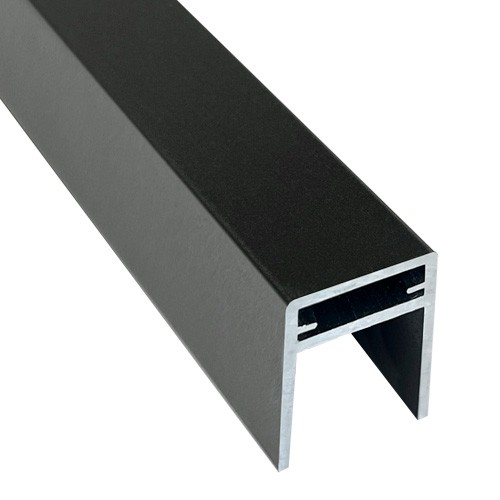 П-профиль Алюминиевый EasyDecking 35x25 Черное дерево купить в Петрове Вале