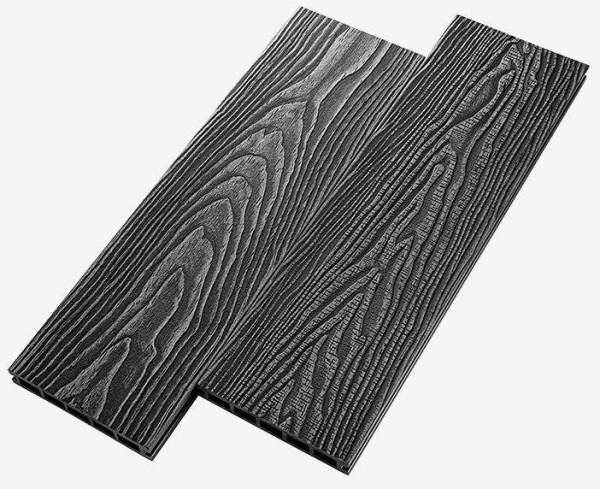 Террасная доска из ДПК RusDecking Unodeck Vintage - Графит купить в Петрове Вале