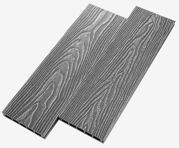 Террасная доска из ДПК RusDecking Unodeck Vintage - Серый купить в Петрове Вале